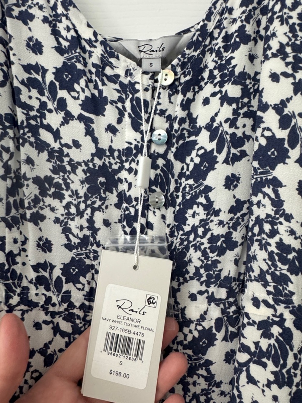 Rails Blue & White Floral Mini Sundress - Picture 5 of 10